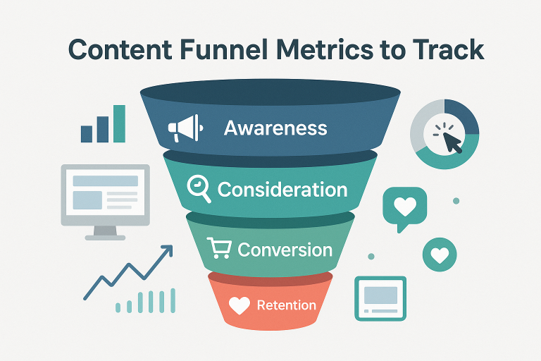 Content funnel metrics to track