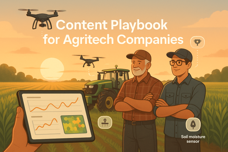 Content playbook for agritech companies