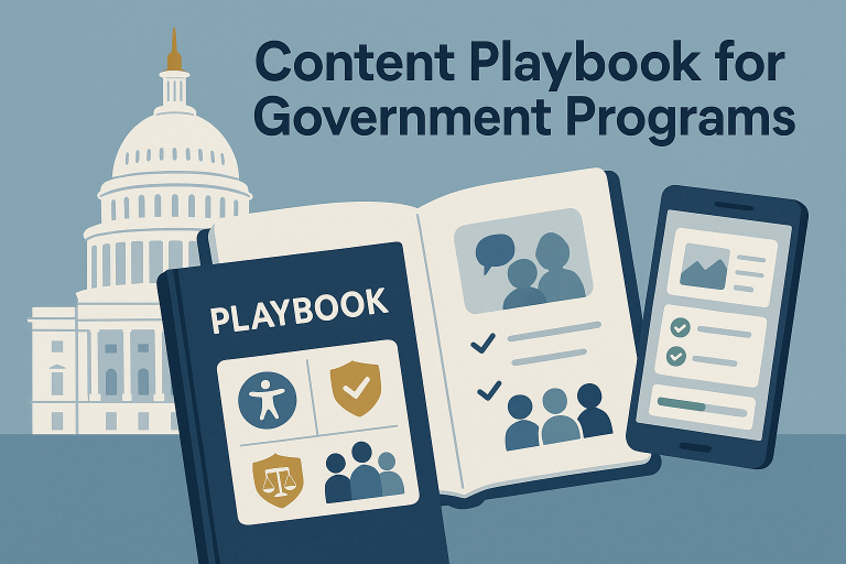 Content playbook for government programs