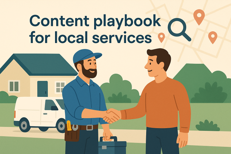 Content playbook for local services