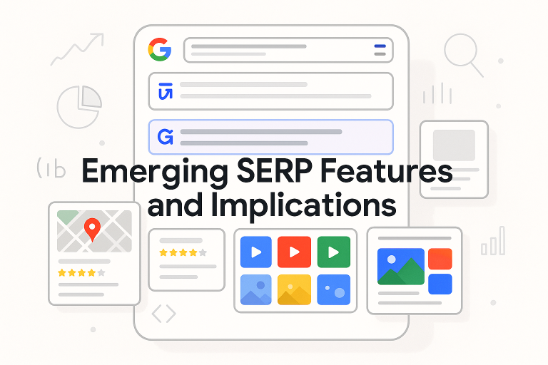 Emerging serp features and implications