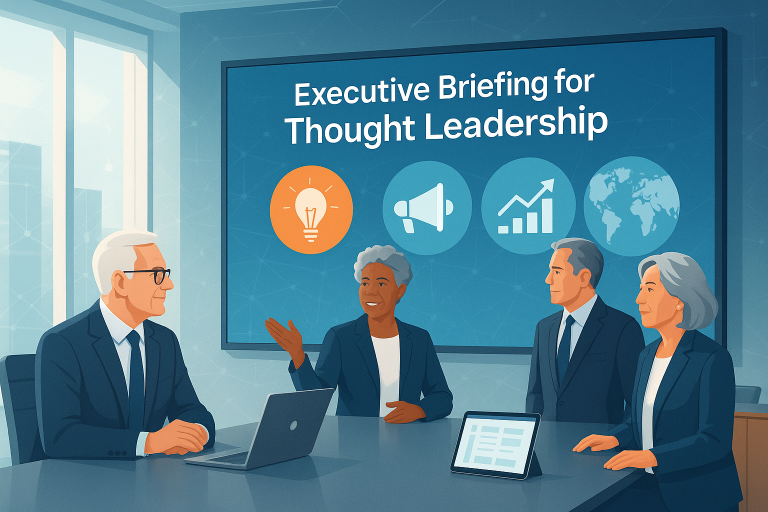 Executive briefing for thought leadership