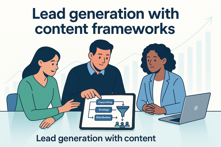 Lead generation with content frameworks